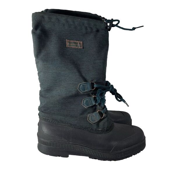 Sorel Shoes - Vintage Sorel Snowlion Winter Boots Felt Lined Made In Canada Women's 10